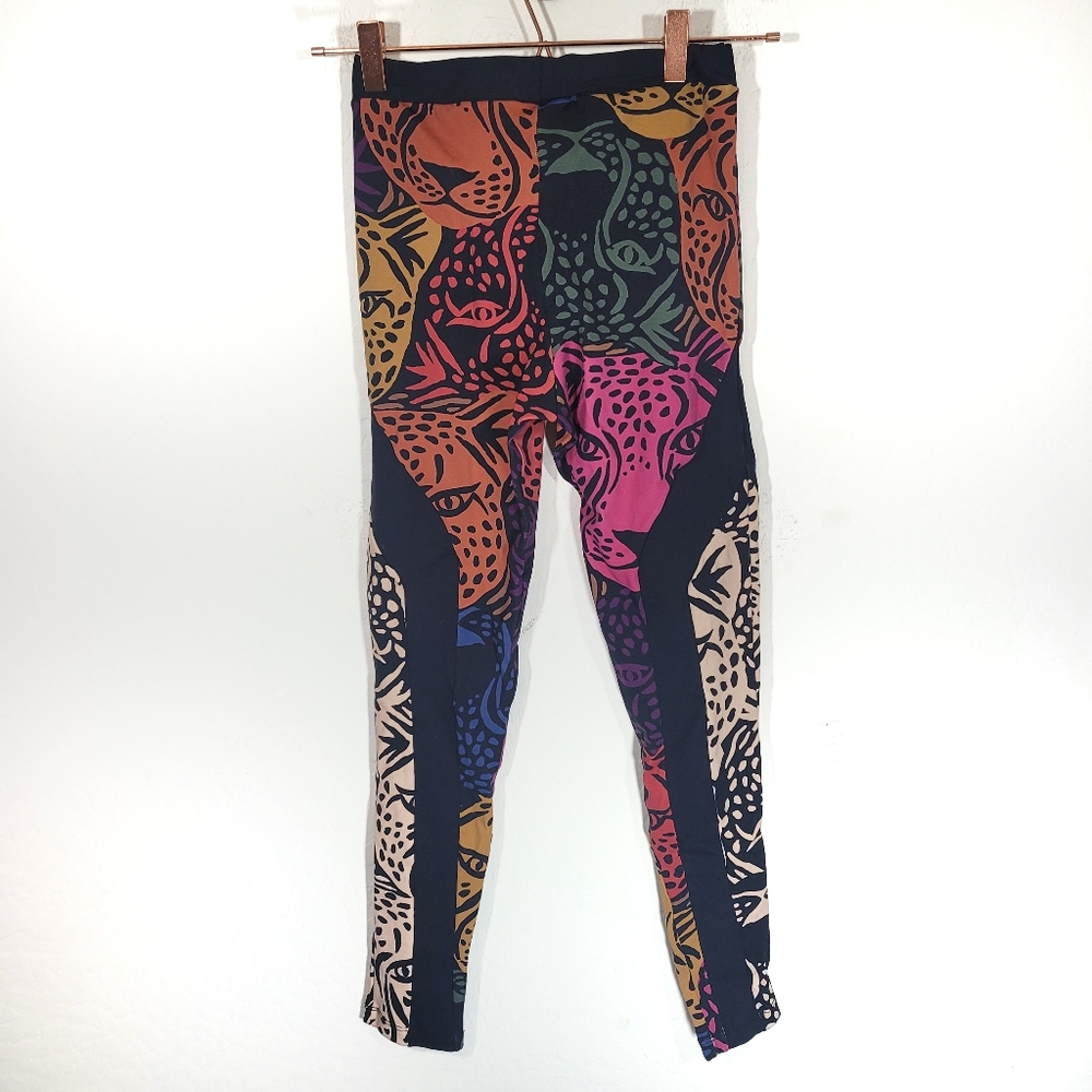 Farm Rio Multi Colored Leopard Leggings S